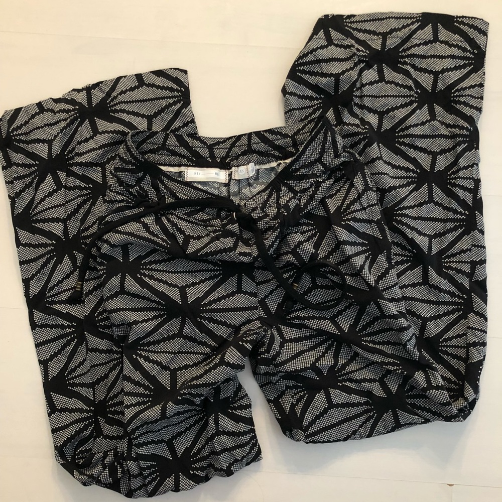 Anthropology wide leg HEI brand pant xs